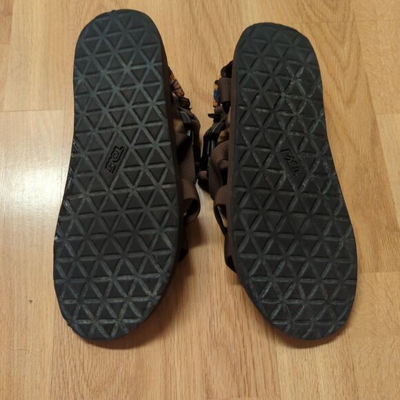 Teva Dorado Sandals Mens 11 Brown Southwest Hiking Outdoor Strappy - Picture 6 of 7